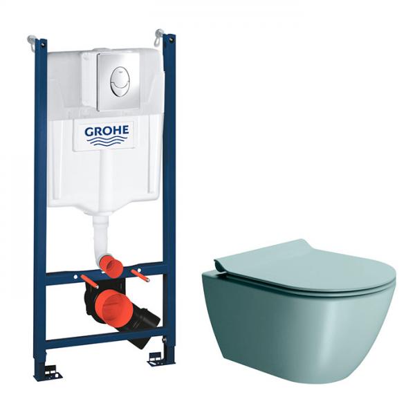 GSI Pura Ghiaccio 50 toiletpakke inkl. sæde m. softclose, cisterne og krom betjening GSI Pura Ghiaccio 50 toiletpakke inkl. sæde m. softclose, cisterne og krom betjening