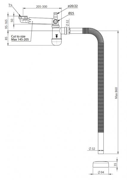 Hafa smart afl&oslash;bss&aelig;t t/v&aelig;g og gulv