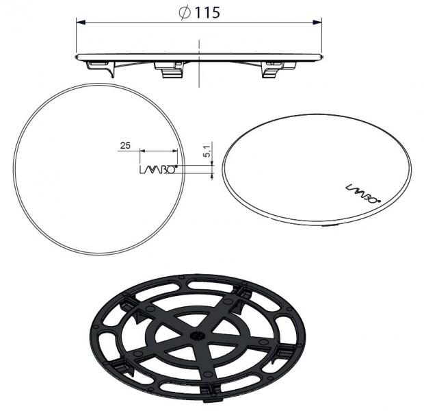 Lavabo designcover til køkkenvask - Rustfrit stål Lavabo designcover til køkkenvask - Rustfrit stål