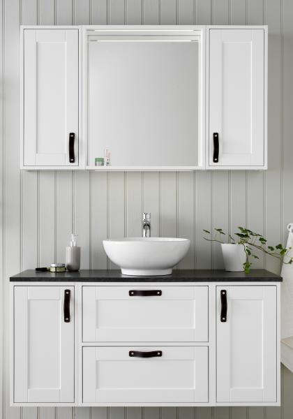 Hafa Eden 600 h&aring;ndvaskskab - Hvid