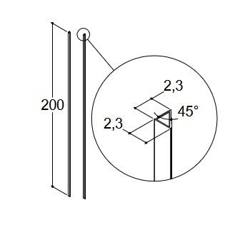 Dansani Match 45° kit t/Match (1 sæt) - Mat sort Dansani Match 45° kit t/Match (1 sæt) - Mat sort