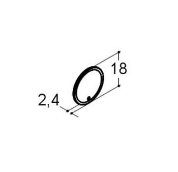Dansani HANDY makeupspejl m/oph&aelig;ng og lysstyring - 5x forst&oslash;rrelse - Alu