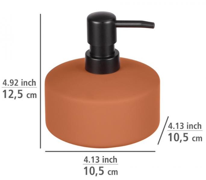 Wenko Avellino keramik sæbedispenser - Terracotta Wenko Avellino keramik sæbedispenser - Terracotta