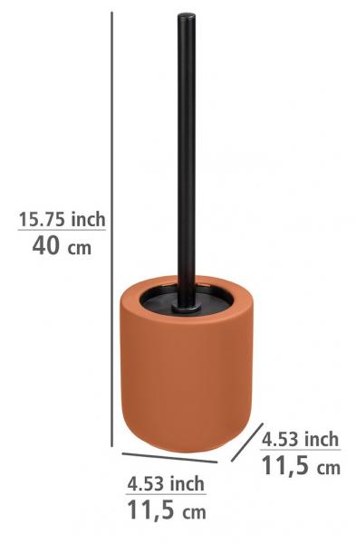 Wenko Avellino keramik toiletb&oslash;rste - Terracotta