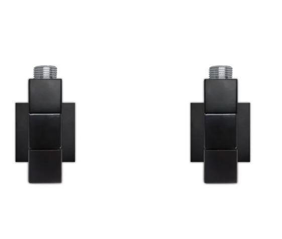 Kriss 4-K2 manuel plus ventilsæt - Vinkelløbende - Matsort Kriss 4-K2 manuel plus ventilsæt - Vinkelløbende - Matsort