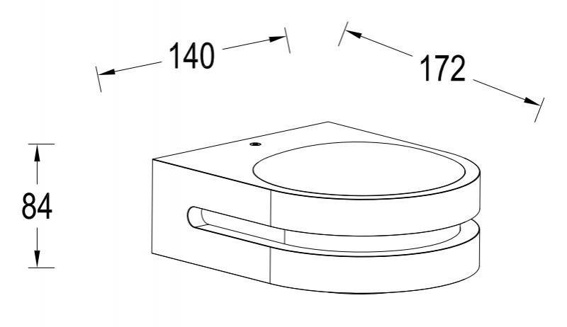 Lutec Architectural Fancy udendørslampe til væg Lutec Architectural Fancy udendørslampe til væg