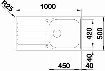Blanco Lantos XL 6S-IF køkkenvask - Rustfrit stål Blanco Lantos XL 6S-IF køkkenvask - Rustfrit stål