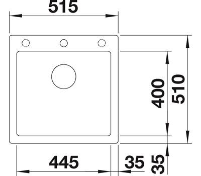 Blanco Pleon 5 PD k&oslash;kkenvask - Antracit