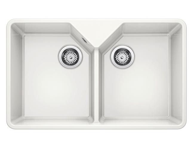 Blanco Villae Farmhouse 80 dobbelt køkkenvask i porcelæn Blanco Villae Farmhouse 80 dobbelt køkkenvask i porcelæn