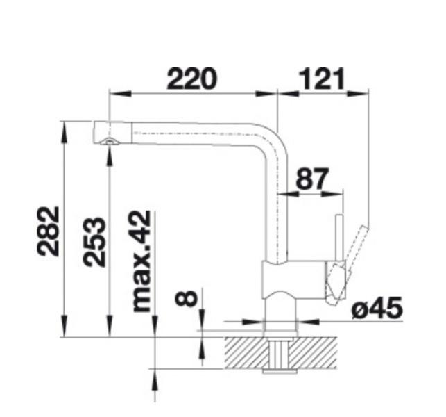 Blanco Linus k&oslash;kkenarmatur - Soft-white