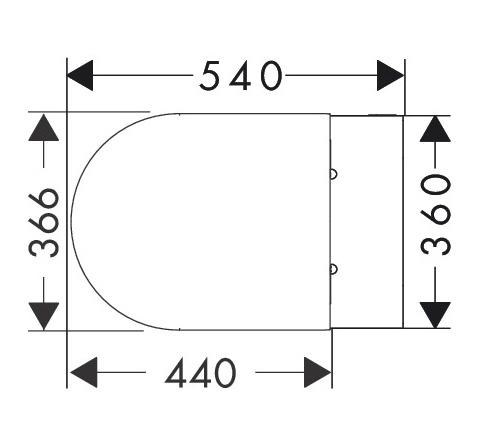 hansgrohe EluPura S væghængt toilet inkl. sæde og antibakteriel glasur hansgrohe EluPura S væghængt toilet inkl. sæde og antibakteriel glasur