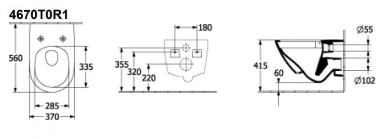 V&B Subway 3.0 væghængt toilet m/TwistFlush og sæde m/softclose V&B Subway 3.0 væghængt toilet m/TwistFlush og sæde m/softclose