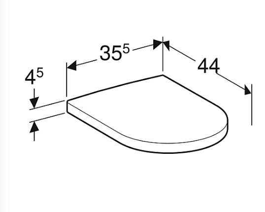 Geberit Icon toiletsæde m/ softclose Geberit Icon toiletsæde m/ softclose