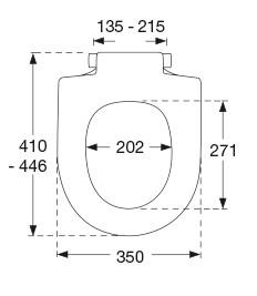 Pressalit Delight toiletsæde med soft close og lift-off - Hvid Pressalit Delight toiletsæde med soft close og lift-off - Hvid