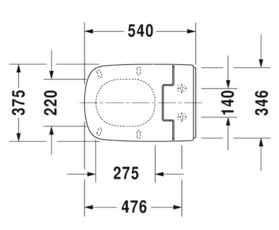 Duravit Sensowash Slim bidetsæde til Durastyle Duravit Sensowash Slim bidetsæde til Durastyle