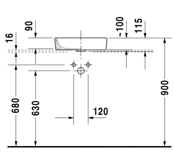 Duravit Starck 2 Ø44 fritstående bowlevask - Uden hanehul - Uden overløb Duravit Starck 2 Ø44 fritstående bowlevask - Uden hanehul - Uden overløb