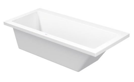 Duravit Vero rektangul&aelig;rt badekar 1700x750 - Rygl&aelig;n h&oslash;jre