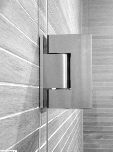 Unidrain Glassline brused&oslash;r - 90 cm