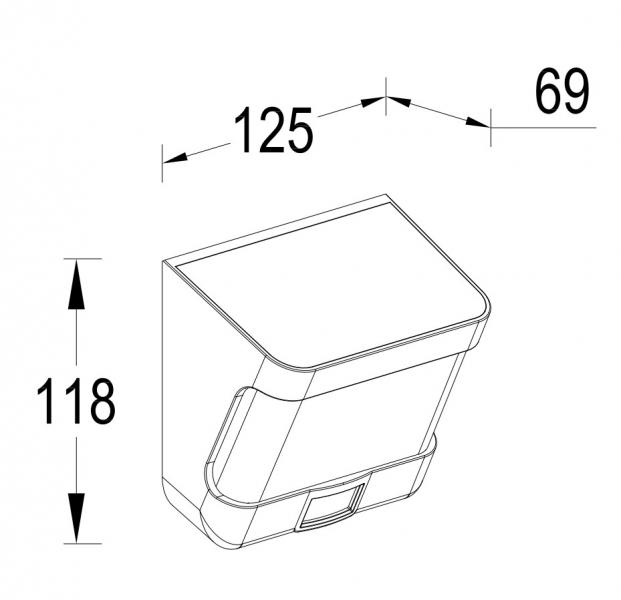 Lutec Try Solar udend&oslash;rs v&aelig;glampe m/solceller og sensor - Mat sort