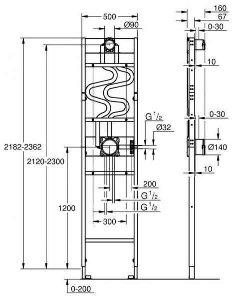 Grohe Precision SmartControl komplet brusesystem m/Shower Frame - Krom Grohe Precision SmartControl komplet brusesystem m/Shower Frame - Krom
