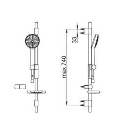 Oras Hydractiva 421 bruses&aelig;t