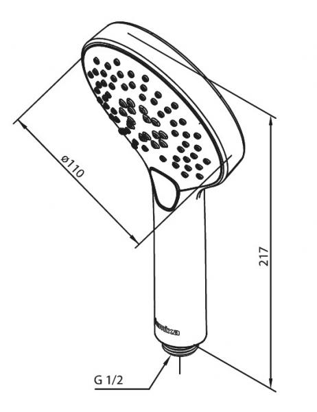 Damixa Silhouet h&aring;ndbruser - Mathvid