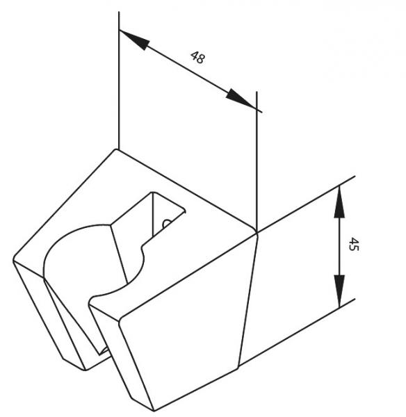 Damixa v&aelig;gholder til h&aring;ndbruser - Matsort