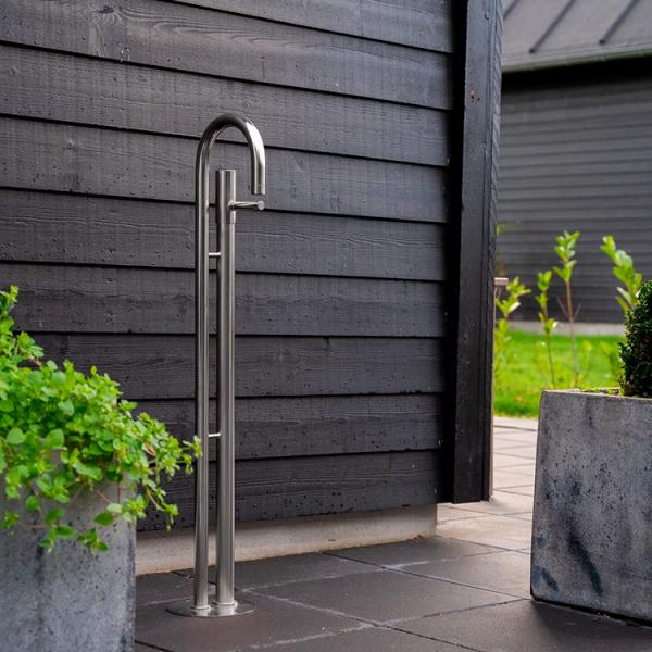 Frostline Duo H 30 frostfri vandpost - Rustfrit st&aring;l