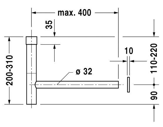 Duravit Design vandl&aring;s - Krom