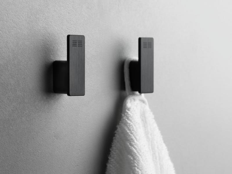 Unidrain ReFrame håndklædekrog 2 stk. - Sort Unidrain ReFrame håndklædekrog 2 stk. - Sort