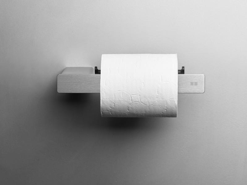 Unidrain ReFrame toiletpapirholder - B&oslash;rstet st&aring;l