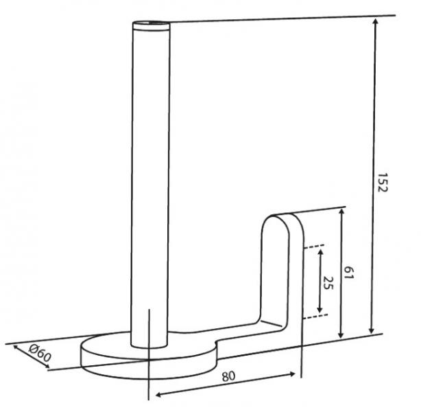 Damixa Zen reserve toiletrulleholder - Børstet kobber Damixa Zen reserve toiletrulleholder - Børstet kobber