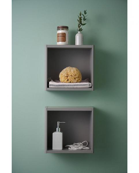 Gustavsberg Graphic opbevaringskube - Grå mat Gustavsberg Graphic opbevaringskube - Grå mat