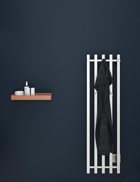 Dansani Luna Kvika h&aring;ndkl&aelig;det&oslash;rrer m/timer - 33x120 cm - Rustfri st&aring;l