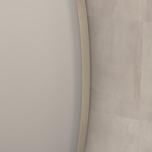 Sanibell Ink SP29 superellipse spejl m/ramme 80 x 80 cm - Børstet rustfrit stål Sanibell Ink SP29 superellipse spejl m/ramme 80 x 80 cm - Børstet rustfrit stål