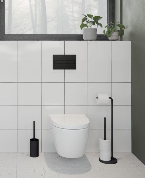 Beslagsboden tilbehørspakke til toilet t/gulv - Sort Beslagsboden tilbehørspakke til toilet t/gulv - Sort