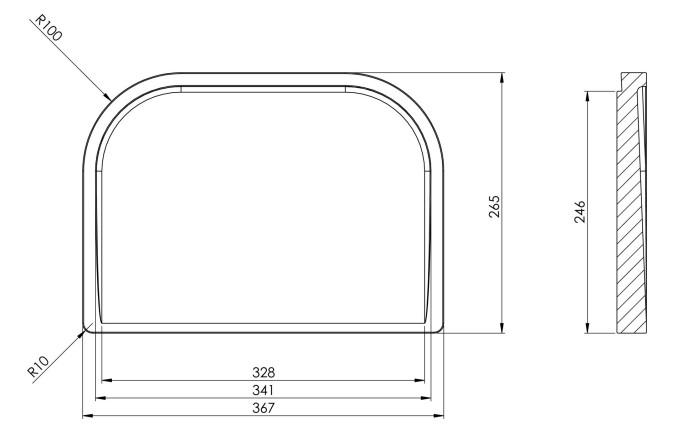 Intra - CB-ATL-OAK - Sk&aelig;rebr&aelig;t i eg til Atlantic vaske