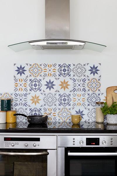 D-C-fix selvklæbende fliser til væg - Alia blue D-C-fix selvklæbende fliser til væg - Alia blue