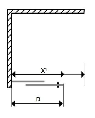 Str&oslash;mberg Faro 12 walk-in brusev&aelig;g m/skyded&oslash;r 800mm - Klart glas/messing
