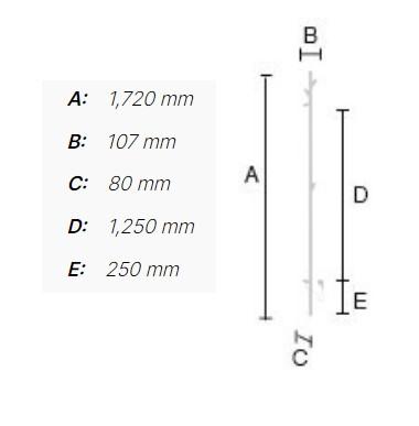 Smedbo Dry håndklædetørrer til el - 172 cm - Poleret rustfrit stål Smedbo Dry håndklædetørrer til el - 172 cm - Poleret rustfrit stål