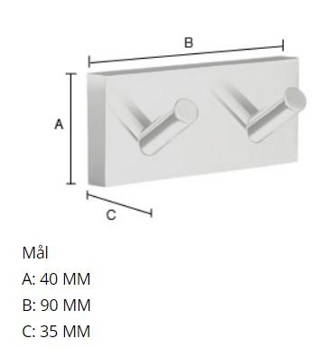 Smedbo House tilbeh&oslash;rspakke 1 - Mat sort
