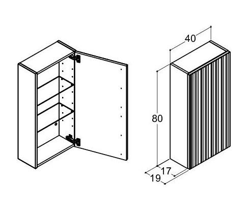 Dansani Luna Urban overskab m/1 l&aring;ge - H&oslash;jreh&aelig;ngslet - Riflet/valgfri farve
