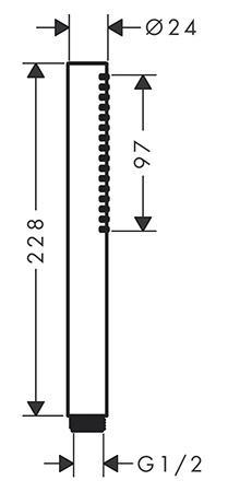hansgrohe DuoTurn Tecturis komplet badekararmatur t/indbygning - Børstet bronze hansgrohe DuoTurn Tecturis komplet badekararmatur t/indbygning - Børstet bronze