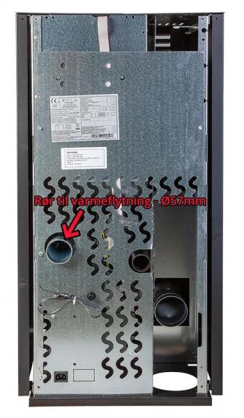 Lang&aring; Marisa Tr&aelig;pilleovn - Sort - Varmeflytning