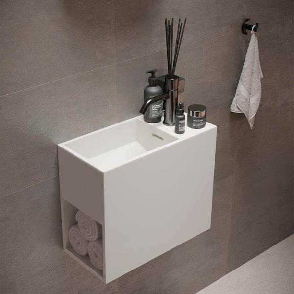 Ideavit Solidwash 45 håndvask t/væg - 1 hanehul Ideavit Solidwash 45 håndvask t/væg - 1 hanehul