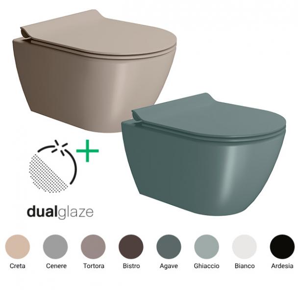 GSI Pura 55 v&aelig;gh&aelig;ngt toilet m/Extraglaze+