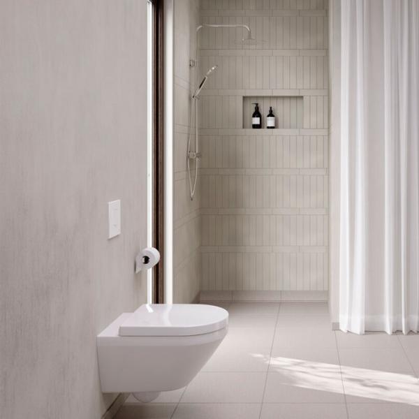 Gustavsberg Graphic væghængt toilet m/sæde og Hygienic Twist Gustavsberg Graphic væghængt toilet m/sæde og Hygienic Twist