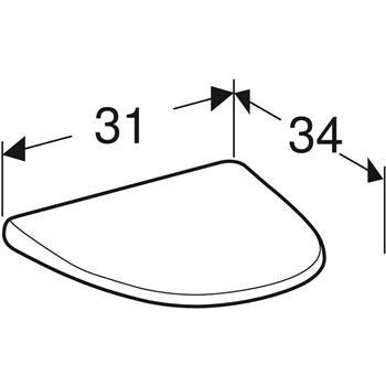 If&oslash; Cascade toilets&aelig;de til b&oslash;rnetoilet Hvid