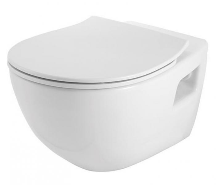 Pressalit Chilli toilets&aelig;de m/soft close og lift-off - Hvid