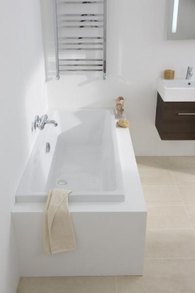 Strømberg Quantum badekar t/indbygning 150 x 70 - 1 ryglæn Strømberg Quantum badekar t/indbygning 150 x 70 - 1 ryglæn